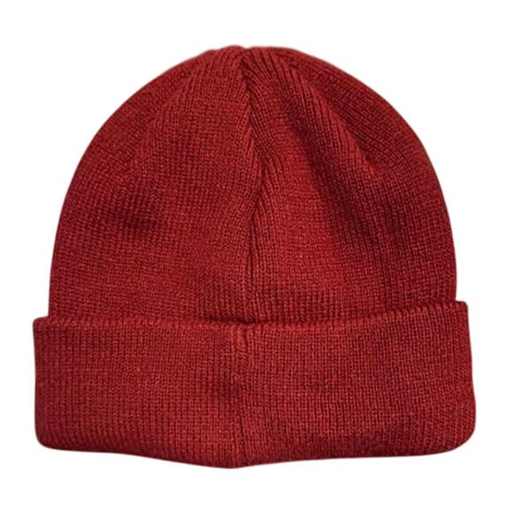 Adidas Originals Knit Beanie. Burgundy Red - Picture 2 of 3